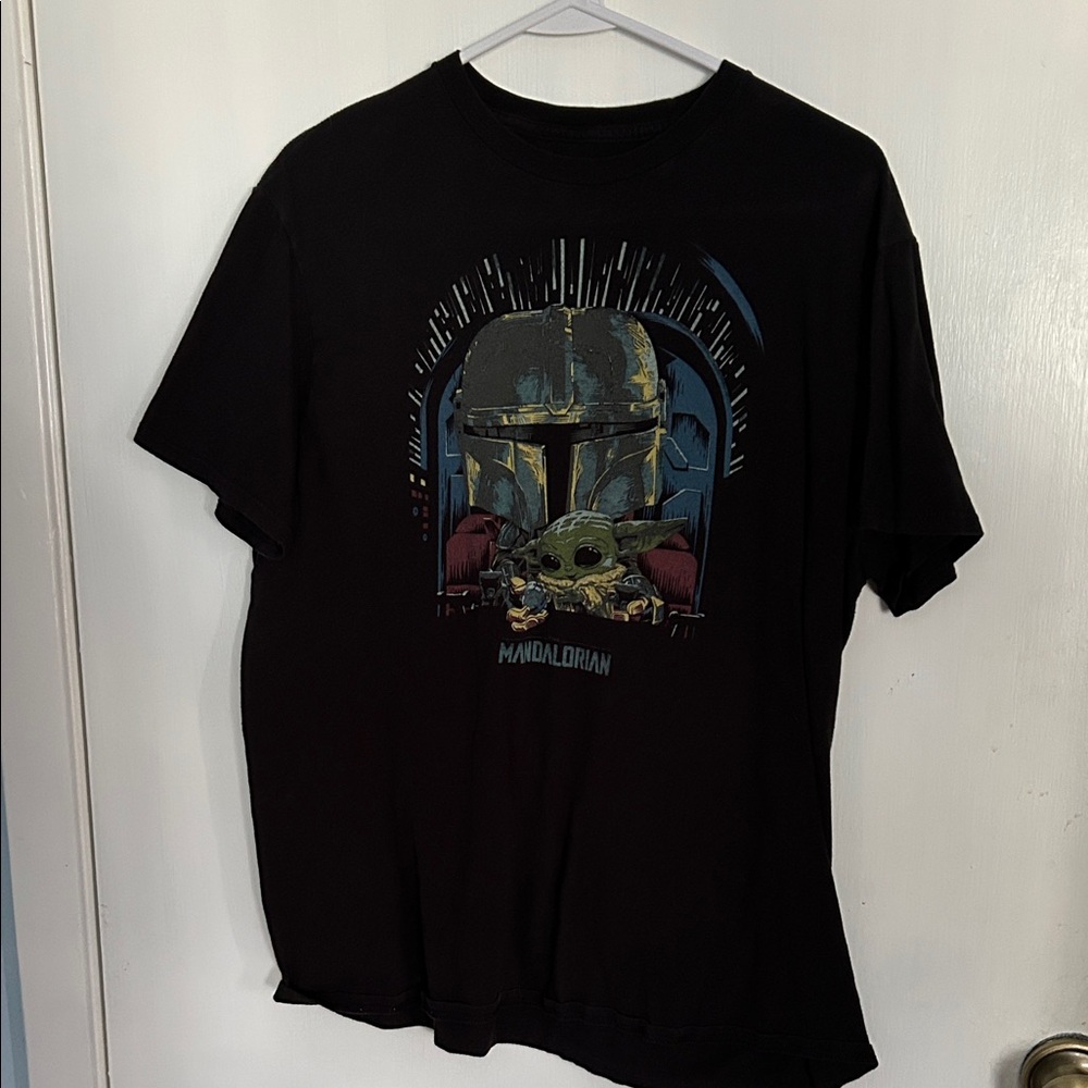 Star Wars Black Mandalorian Tee
